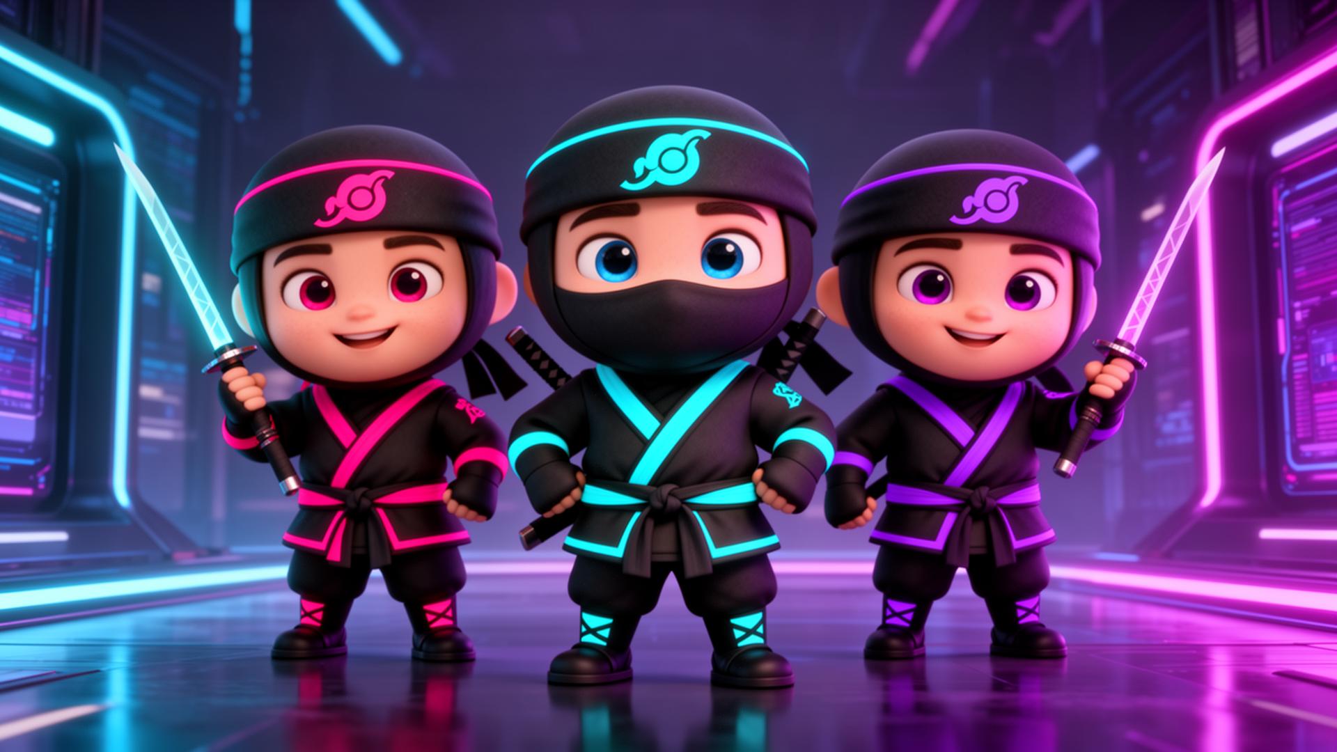 Painel de ferramentas NinjaFlix em funcionamento